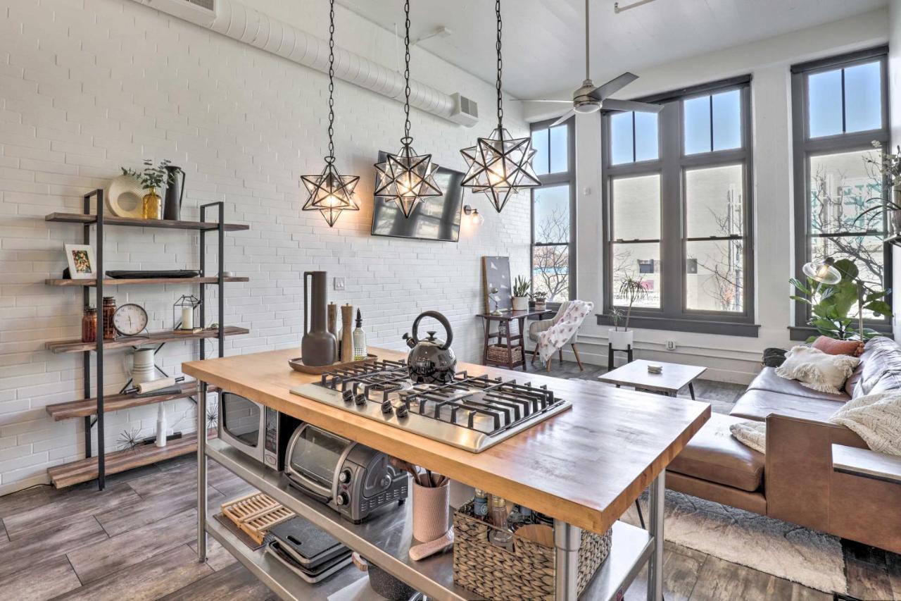 Chic Slc Downtown Studio Loft Walk To Shops Salt Lake City Exterior foto