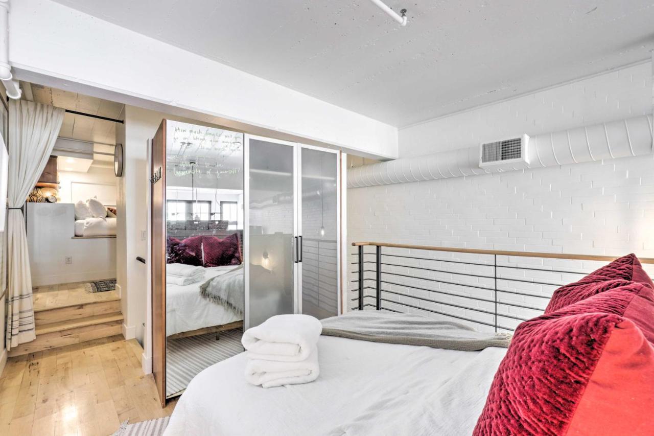 Chic Slc Downtown Studio Loft Walk To Shops Salt Lake City Exterior foto